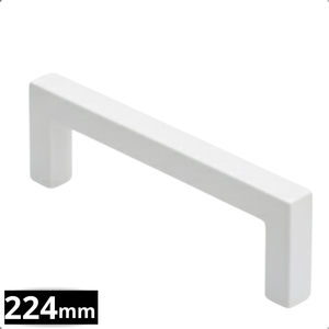 Handgreep 224mm RVS Wit – Dallas - BY MJM - GMJ63