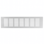 Ventilatierooster Zilver 500x60 Aluminium - BY MJM - MM01