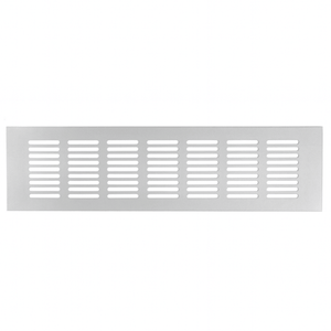 Ventilatierooster Zilver 500x60 Aluminium - BY MJM - MM01