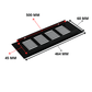 Ventilatierooster Zwart 500x60 Aluminium - BY MJM - MM04