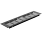 Ventilatierooster Zwart 500x80 Aluminium - BY MJM - MM06