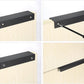 Handgreep 160mm Aluminium Zwart – Fargo - BY MJM - GMJ33